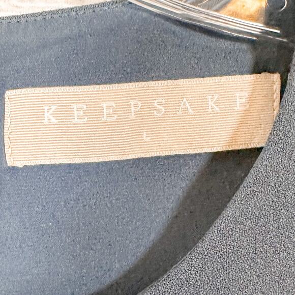 Keepsake The Label Blue Jupiter Sheath Mini Dress, EUC, Size Large, MSRP $269 - Picture 11 of 11